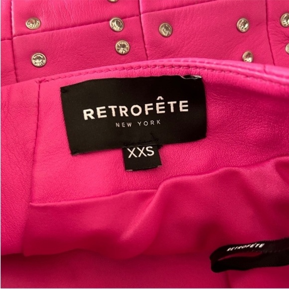 Retrofete Vesta Crystal Embellished Mini Dress Pink - Picture 7 of 7